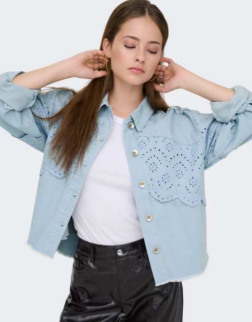 ONLY – Jacke in zartem Chambray, 3 von 7