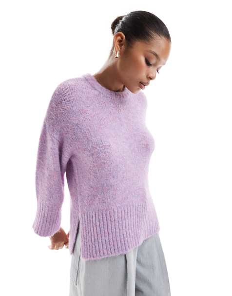 ONLY – Jasnofioletowy sweter oversize - view 1