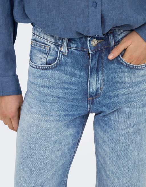 Only – Jasnoniebieskie szerokie jeansy, 4 z 7