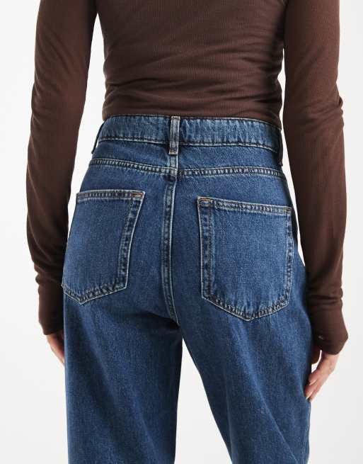 ONLY - Jean ample à taille ultra-haute - Bleu moyen, 4 de 5