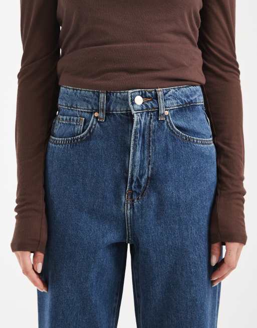 ONLY - Jean ample à taille ultra-haute - Bleu moyen, 5 de 5