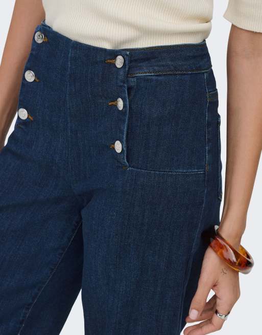 ONLY - Jean ample - Bleu foncé, 5 de 7
