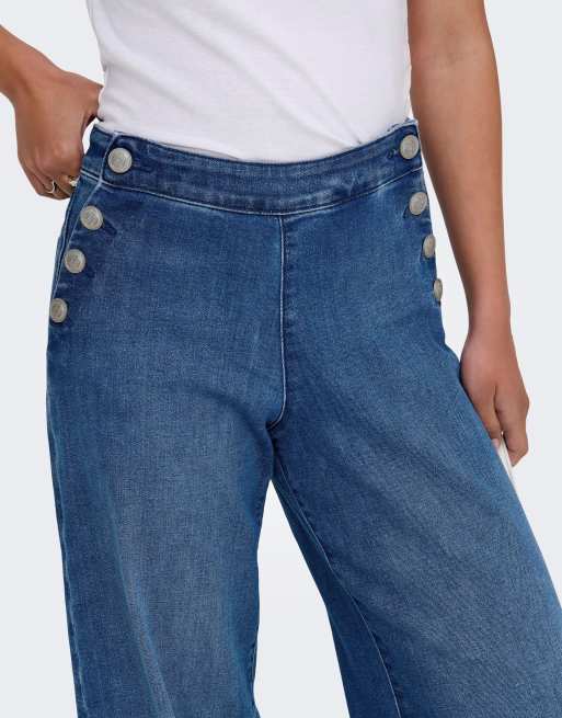 ONLY - Jean ample - Bleu moyen, 4 de 4