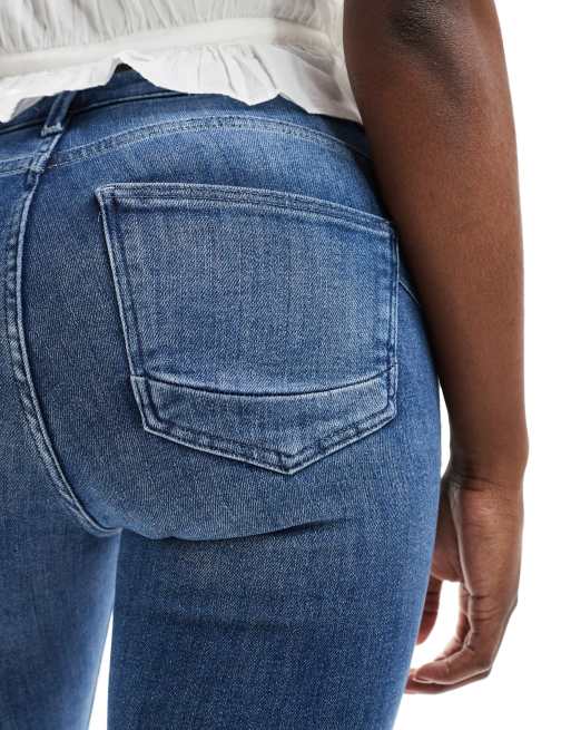 ONLY Jean skinny effet push up Bleu moyen ASOS