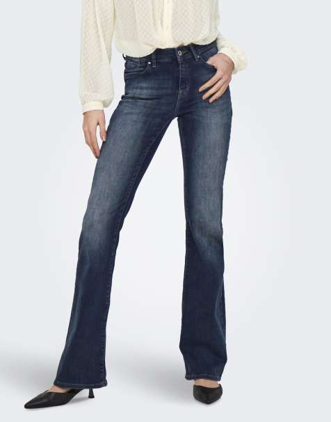ONLY - Jeans a zampa nero blu - view 1