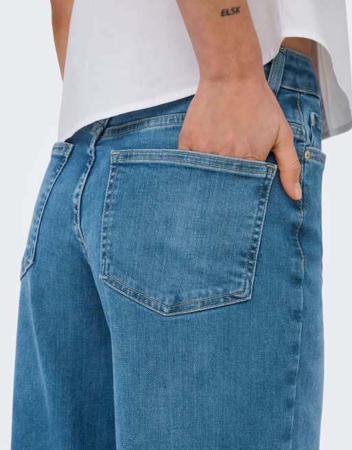 ONLY - Jeans ampi azzurro medio, 3 di 5