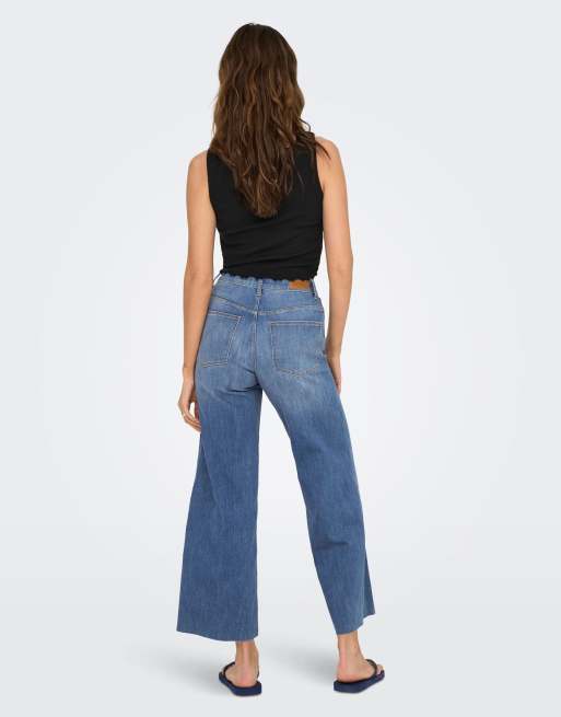 ONLY Jeans mit weitem Schnitt aus mittelblauem Denim, 2 von 6