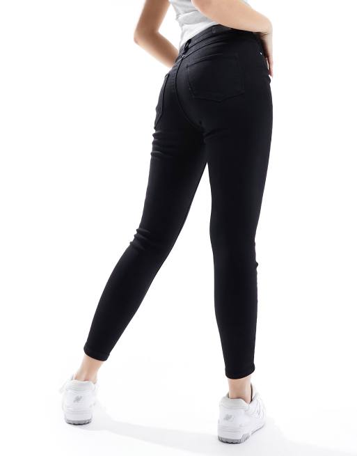 ONLY - Jeans skinny a vita alta neri , 2 di 5