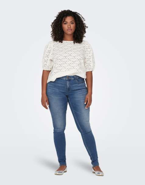 ONLY - Jeans skinny blu medio - view 1