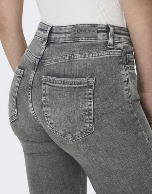 ONLY - Jeans skinny grigi, 5 di 5