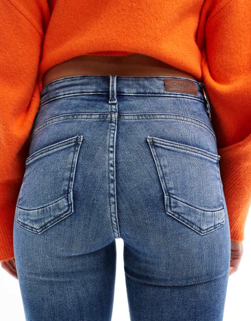 ONLY - Jeans skinny push up azzurri , 5 di 5