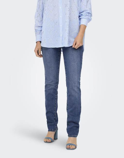 ONLY - Jeans slim blu medio, 2 di 4