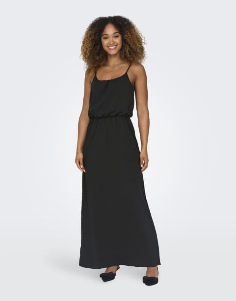 ONLY – Jeanskleid in Schwarz - view 1
