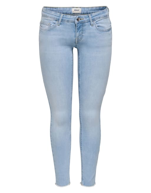 ONLY jeansy slim fit z jasnoniebieskiego denimu, 6 z 7