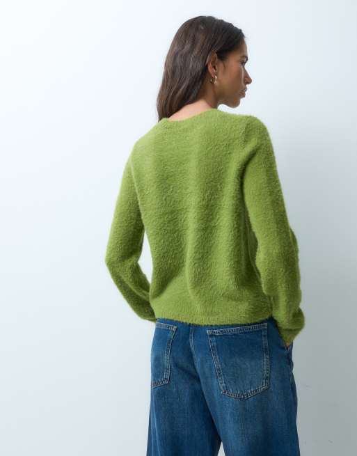 ONLY jersey texturizado verde, 2 de 4