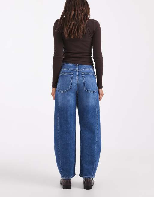 ONLY Jessica barreljeans i mellanblå, 3 av 5