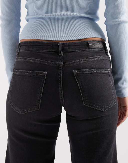 Only – Judy – Jeans in verwaschenem Schwarz mit weitem Schnitt und niedrigem Bund, 5 von 5