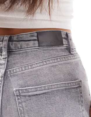 【Anyone more】Lint Gray Washing Denim Wide Pants Designer fashion, Seoul-fully created | W Concept