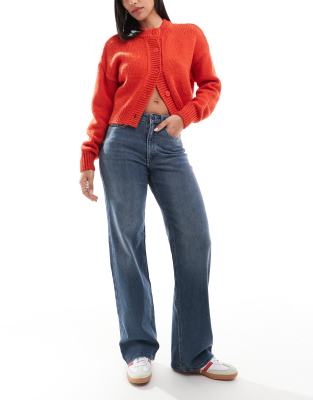 Juicy Low Waist Wide Grey Jeans