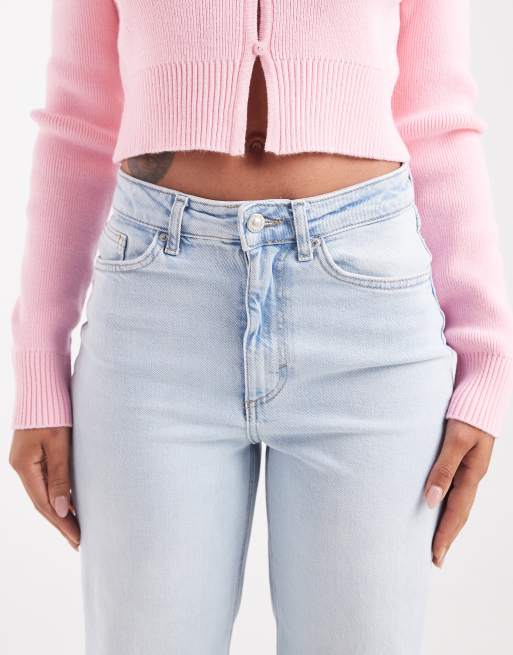 ONLY - Juicy - Jean ample à taille haute - Bleu clair délavé, 4 de 5