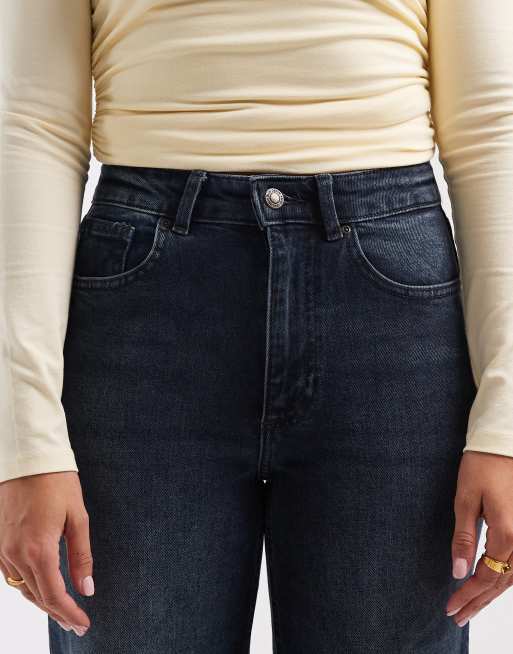 ONLY - Juicy - Jean ample à taille haute - Bleu foncé, 4 de 5