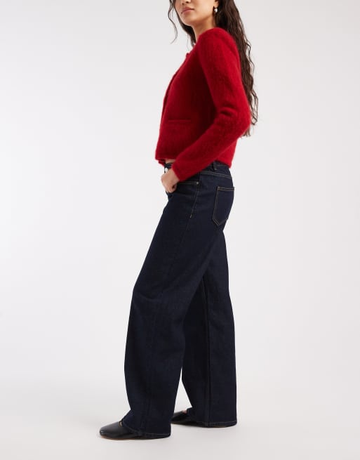 ONLY - Juicy - Jeans met wijde pijpen en lage taille in rinse denim, 2 van 5