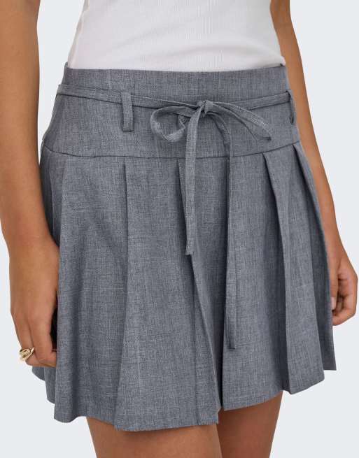 ONLY - Jupe patineuse - Gris moyen chiné, 2 de 4