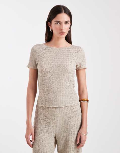 ONLY textured top co-ord in stone
