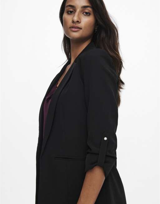 ONLY Kayle-Orleen blazer med 3/4-ærmer i sort, 5 af 7