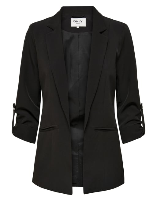 ONLY Kayle-Orleen blazer med 3/4-ærmer i sort, 6 af 7