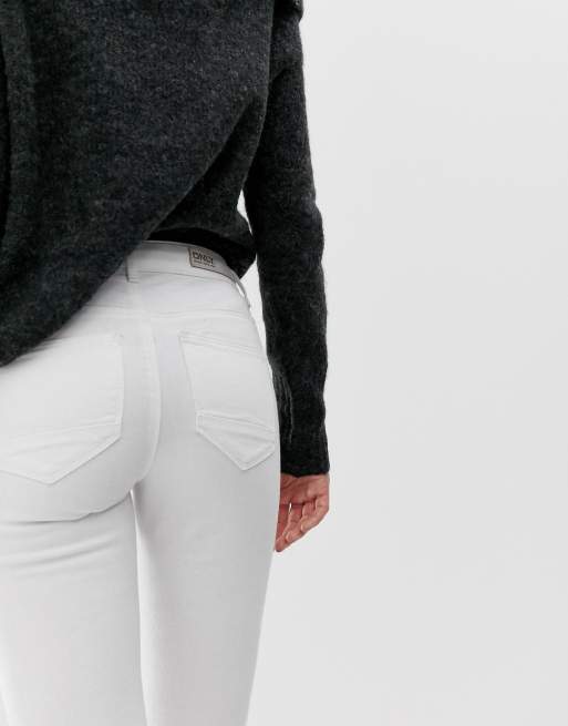 kampagne Abundantly søvn Only Kendell white skinny jeans | ASOS