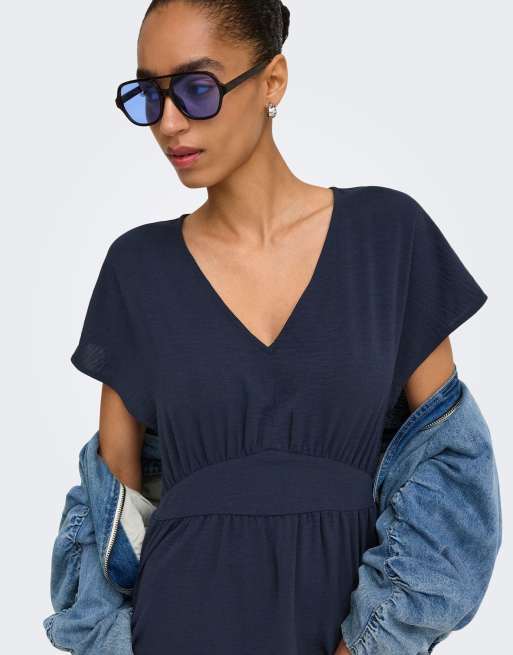 ONLY klänning i nattblå, 5 av 7