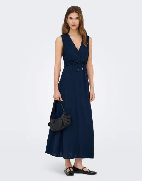 ONLY – Kleid in Blazer-Marineblau - view 1