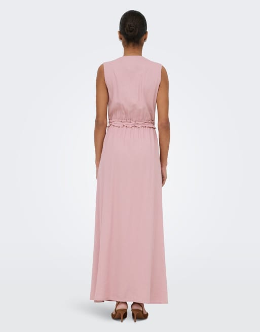 ONLY – Kleid in brüniertem Flieder, 4 von 7
