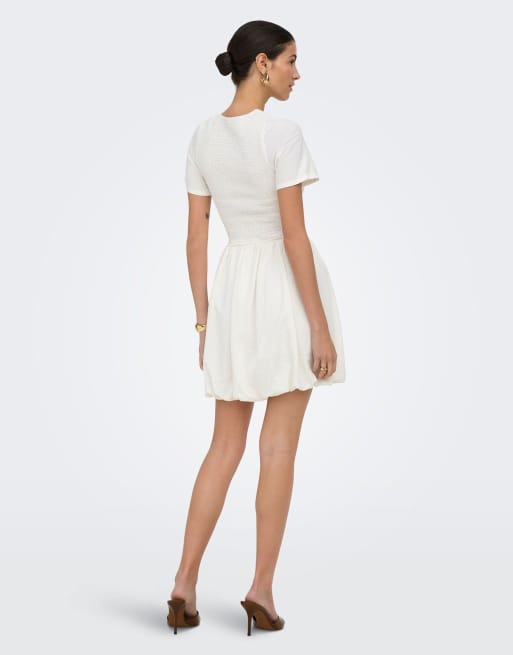 ONLY – Kleid in Cloud Dancer, 4 von 4