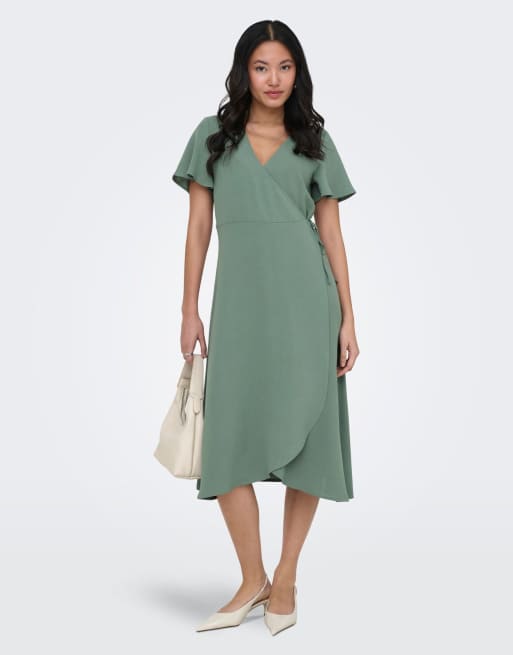 ONLY – Kleid in der Farbe Laurel Wreath, 3 von 7