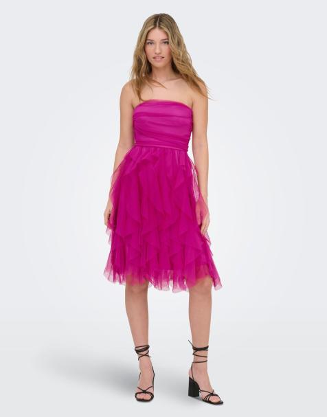 ONLY – Kleid in der Farbe Sangria - view 1