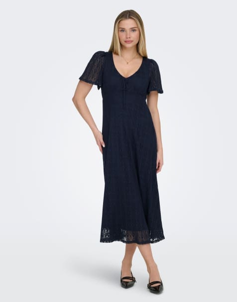ONLY – Kleid in Nachthimmelblau - view 1