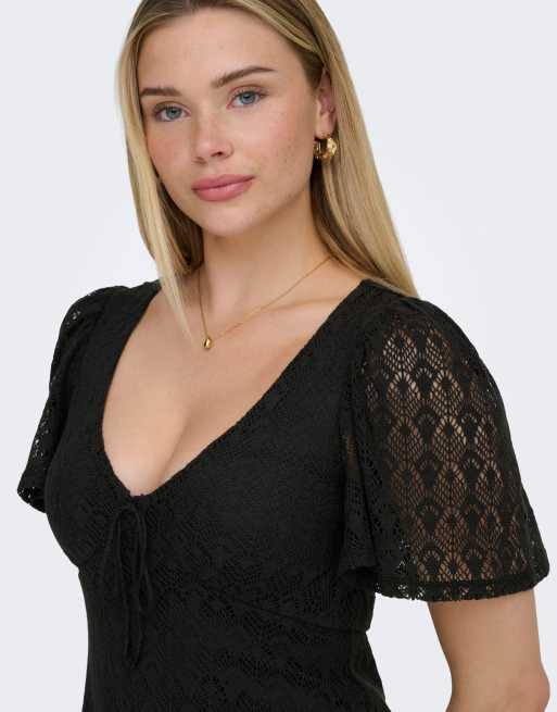 ONLY – Kleid in Schwarz, 5 von 7