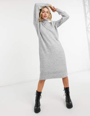 knit midi sweater dress