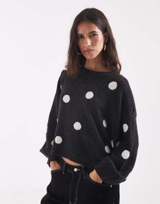 Only Knit Sweater In Gray