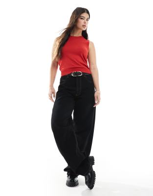 Shop Only Knit Vest In Red
