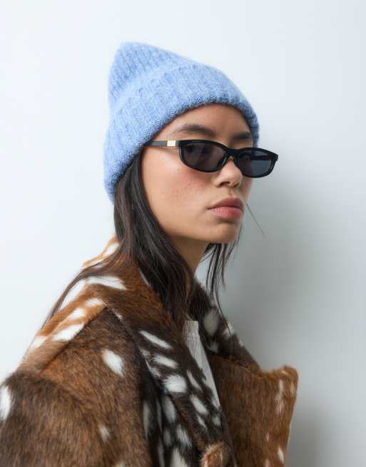 ONLY knitted beanie in light blue, 2 of 5
