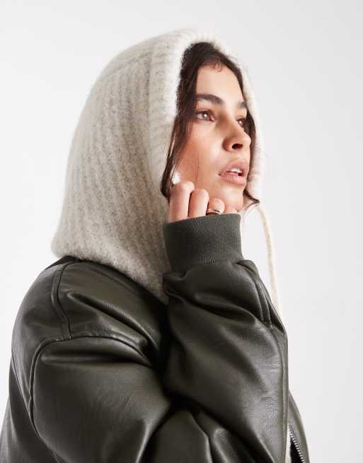 ONLY knitted bonnet in beige