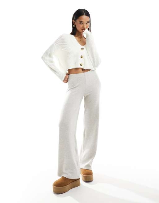 Only knitted cardigan in cream