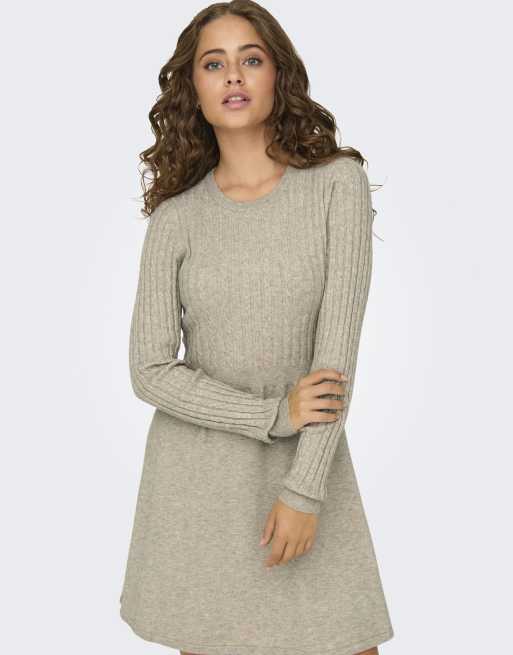 ONLY Knitted dress in weathered teak, 4 of 4