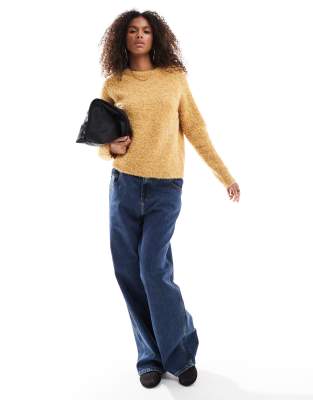 ONLY ONLY knitted jumper in yellow tones