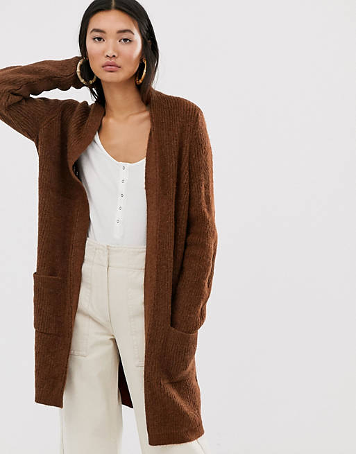Only knitted longline cardigan | ASOS