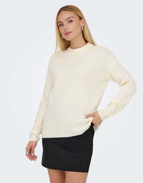 ONLY Knitted pullover in birch - view 1