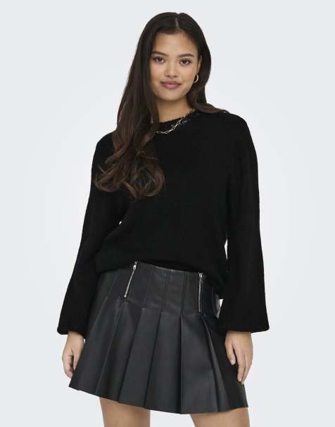 ONLY Knitted pullover in black - view 1